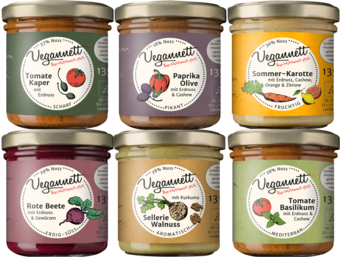 veganer Brotaufstrich - 6er Pack gemischt