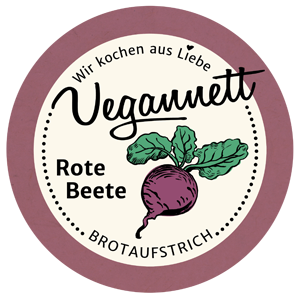 Vegannett Veganer Brotaufstrich Sorte Rote Beete